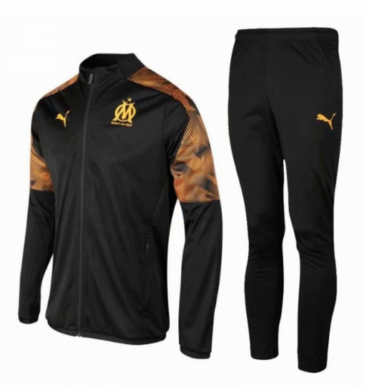 chaquetas entrenamiento Marsella 2019-2020 chándal negro